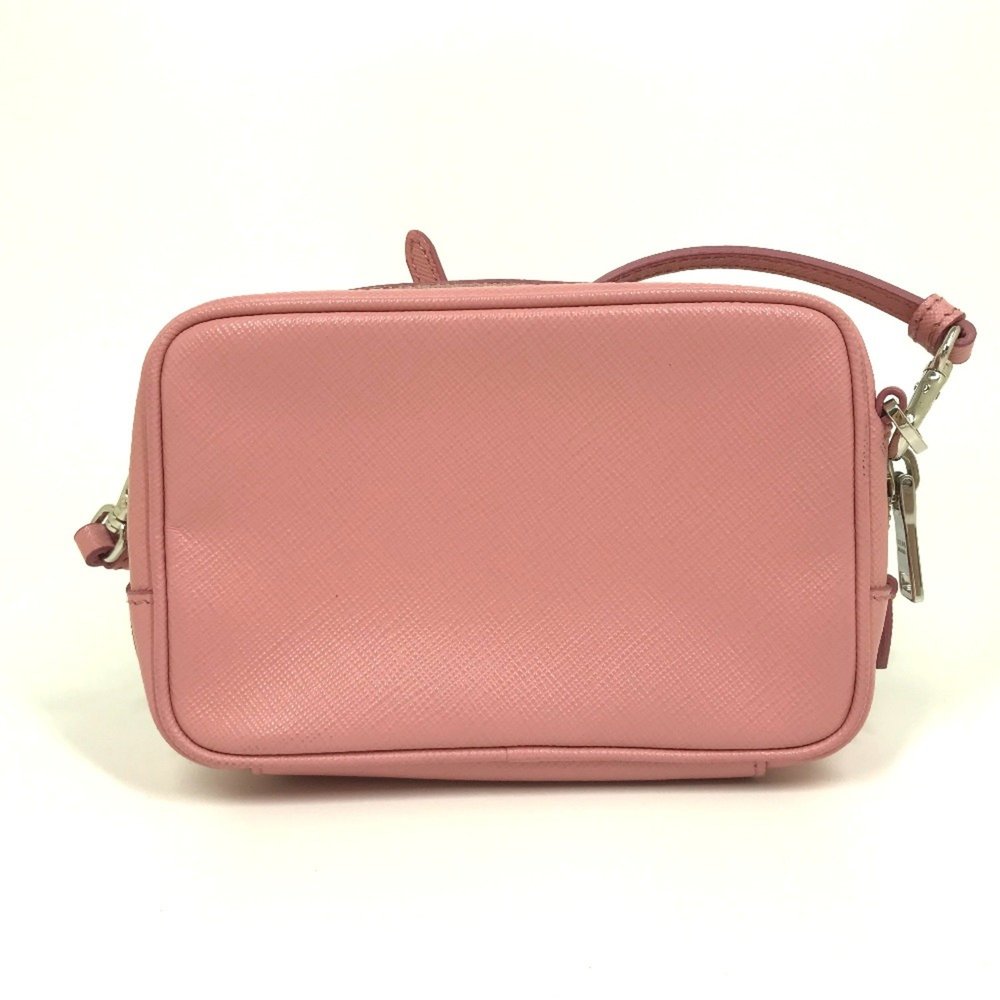 PRADA 1NF674 logo Bag Cluch Bag Shoulder Bag PETALO 1 pink - Picture 2 of 16